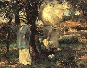 John Singer Sargent The Sketchers painting